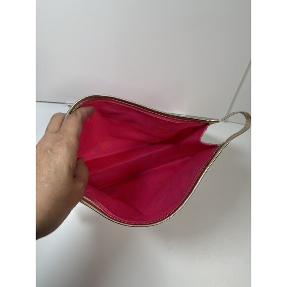 Lilly Pulitzer Bundle Lot Of 2 Vinyl Estee Lauder Zip Bags & Notebook - Picture 9 of 14